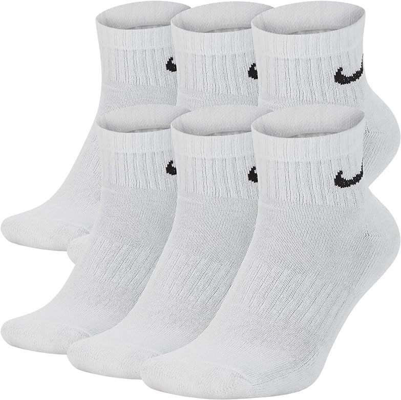 Nike Everyday Cushion Ankle Training Socks (6 Pair) | Amazon (US)
