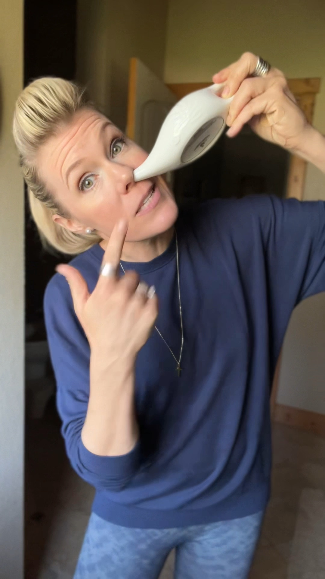 Overusing decongestants can cause rebound congestion, raise blood pressure, and strain your heart while only masking the root problem.

Irrigate instead!! 

#wellness #healthtools 

#LTKselfcare #LTKdayinmylife #LTKHome