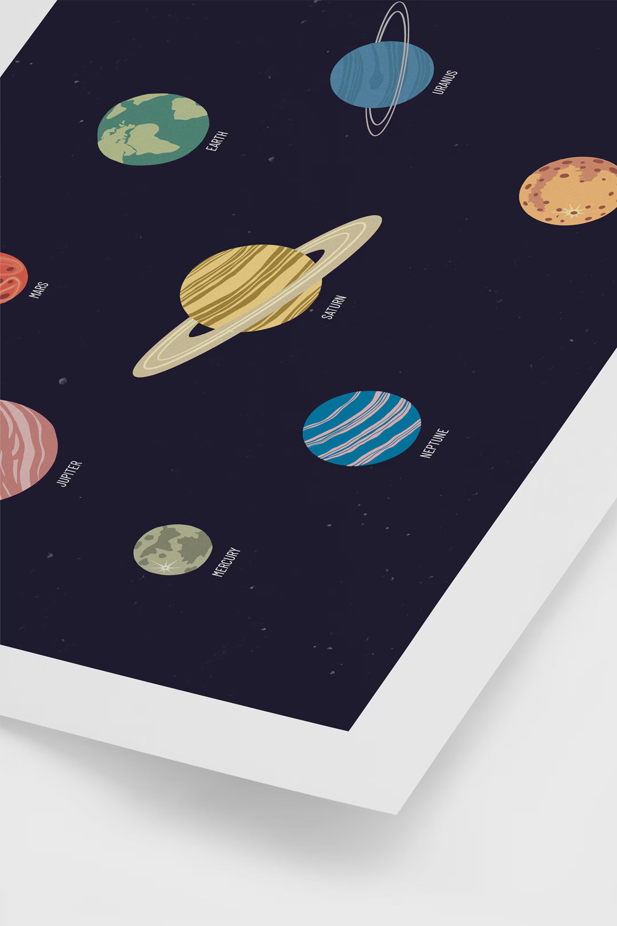 Kids Solar System Poster | H&M (UK, MY, IN, SG, PH, TW, HK)