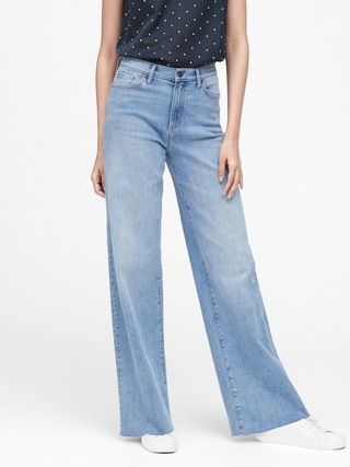 Petite High-Rise Wide-Leg Jean | Banana Republic (US)