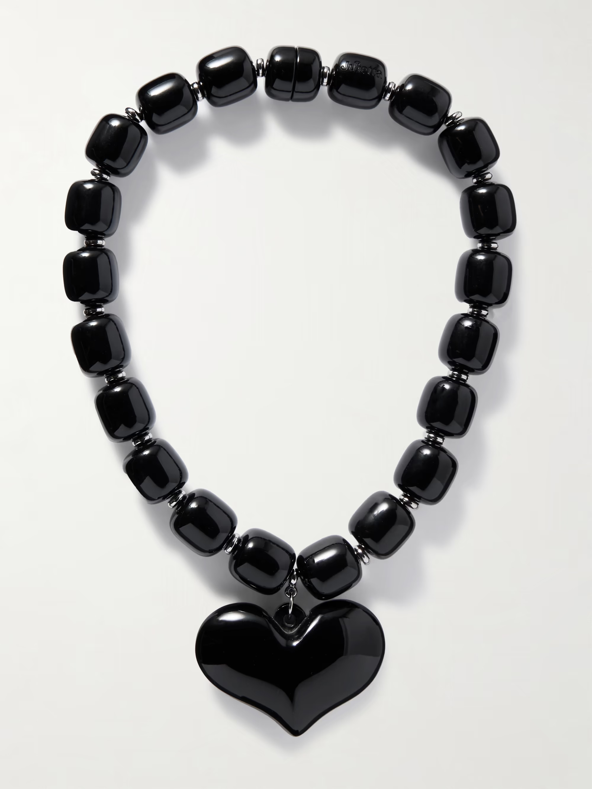 Amore silver-tone resin necklace | NET-A-PORTER (UK & EU)