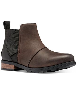 Sorel Women's Emelie Lug Sole Chelsea Booties & Reviews - Booties - Shoes - Macy's | Macys (US)