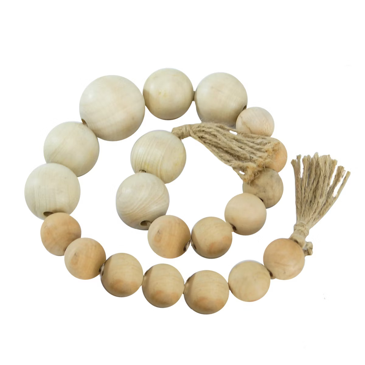 VIP Wood 33 in. White Decorative Bead Strand | Target