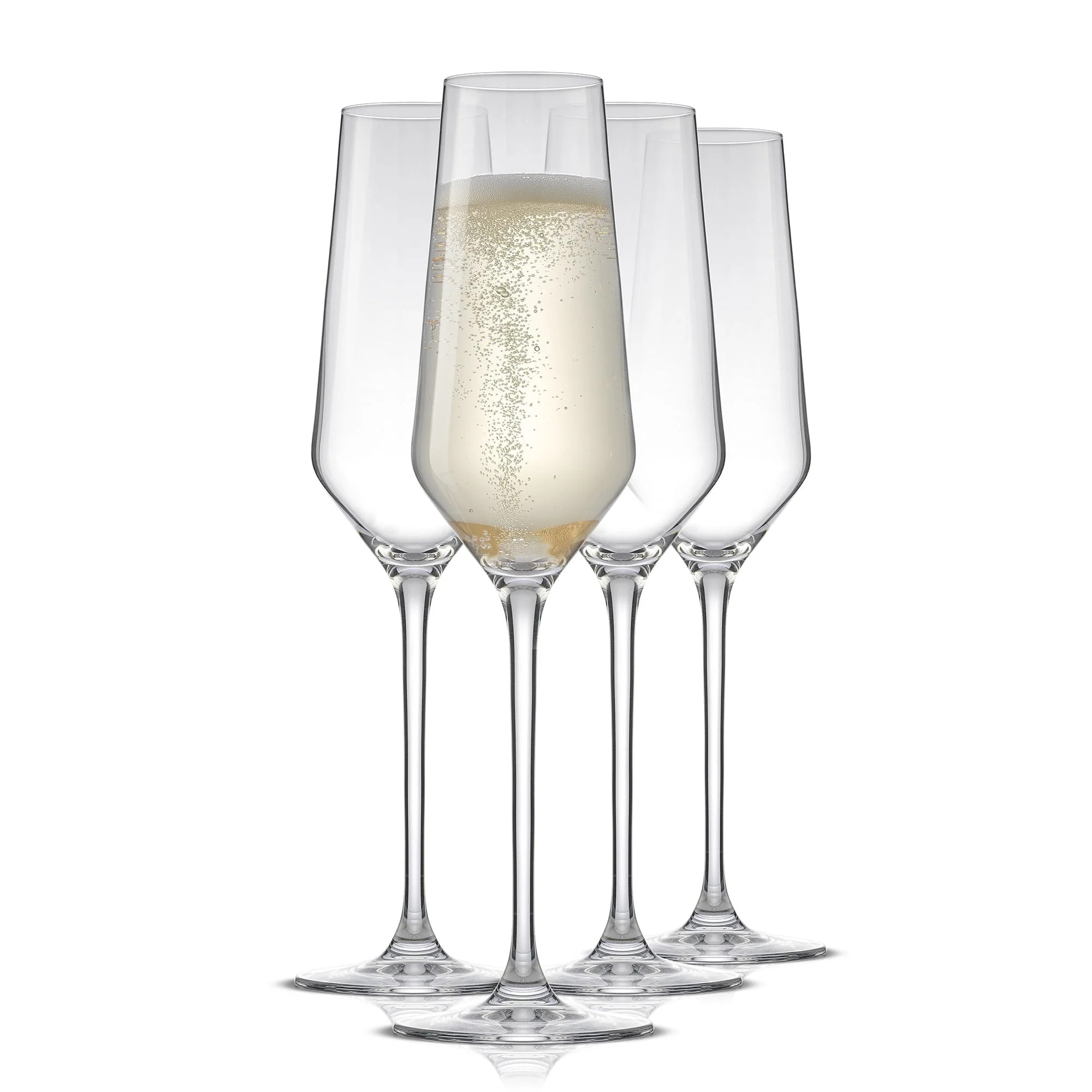 JoyJolt Layla Italian Champagne Flute, 7.5 ounces (Set of 4) | Walmart (US)