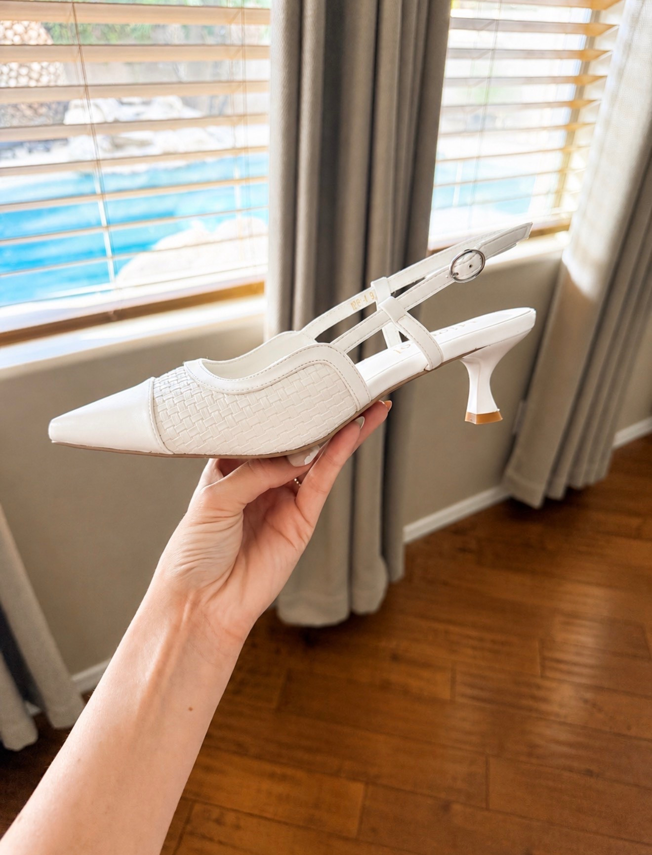 Designer look kitten heel! 🤍

#LTKdayinmylife #LTKgrwm #LTKootd