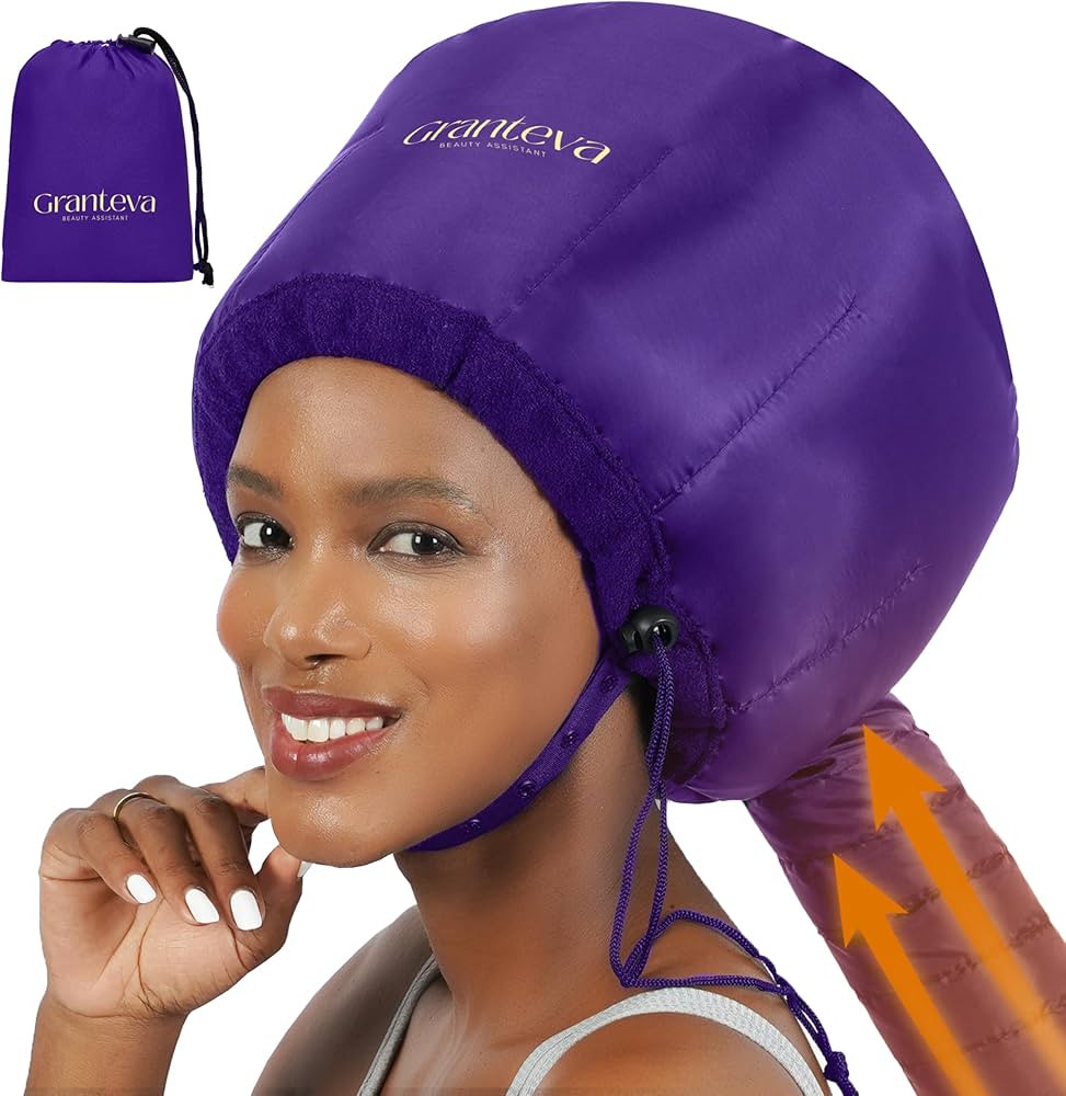 Bonnet Hair Dryer Attachment w/A Headband Integrated That Reduces Heat Around Ears & Neck - Diffu... | Amazon (US)