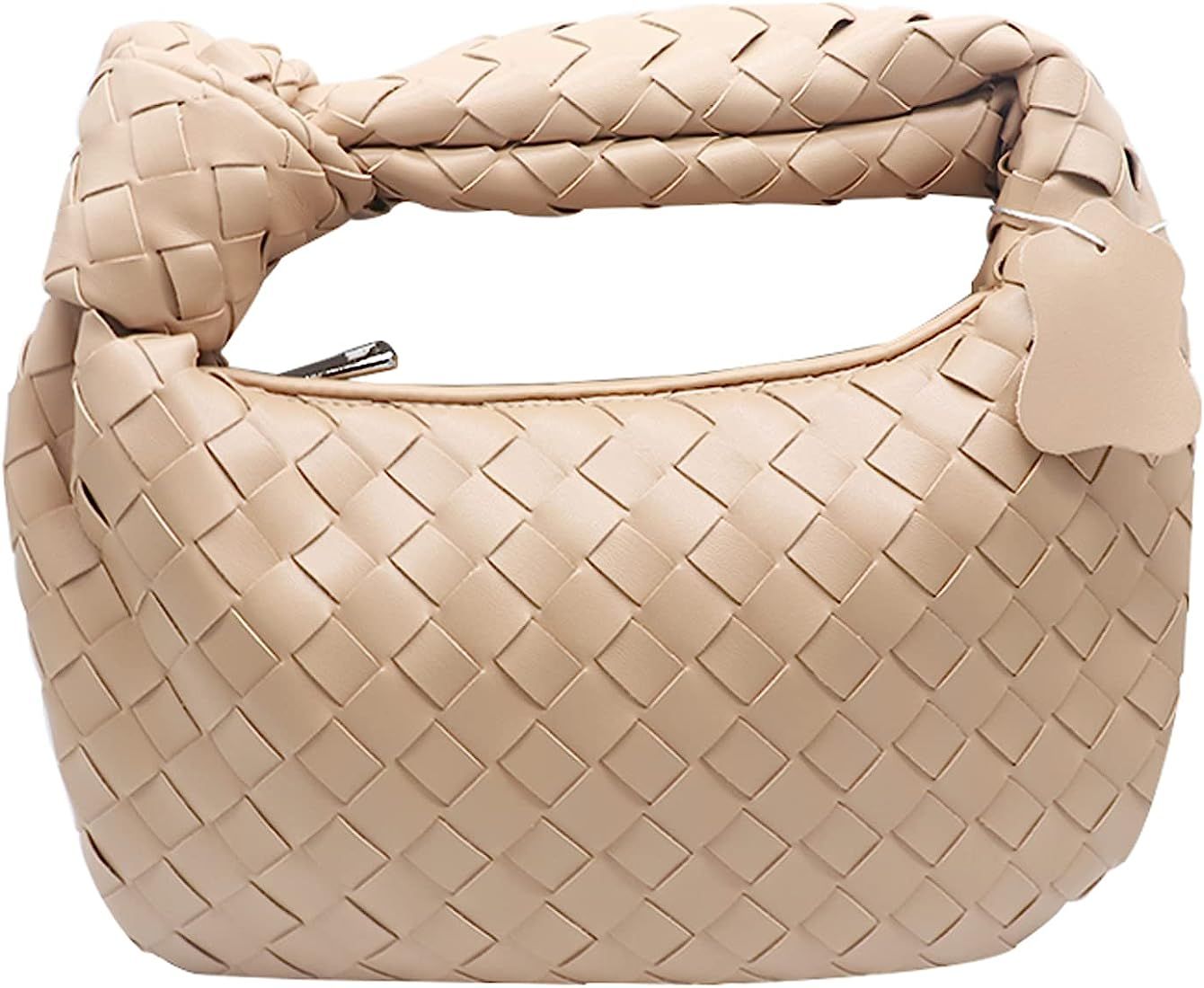 Women Kontted Woven Bag Handbag Retro Shoulder Bag Fashion Mini Hobo Clutch Bags Ladies Purse | Amazon (US)