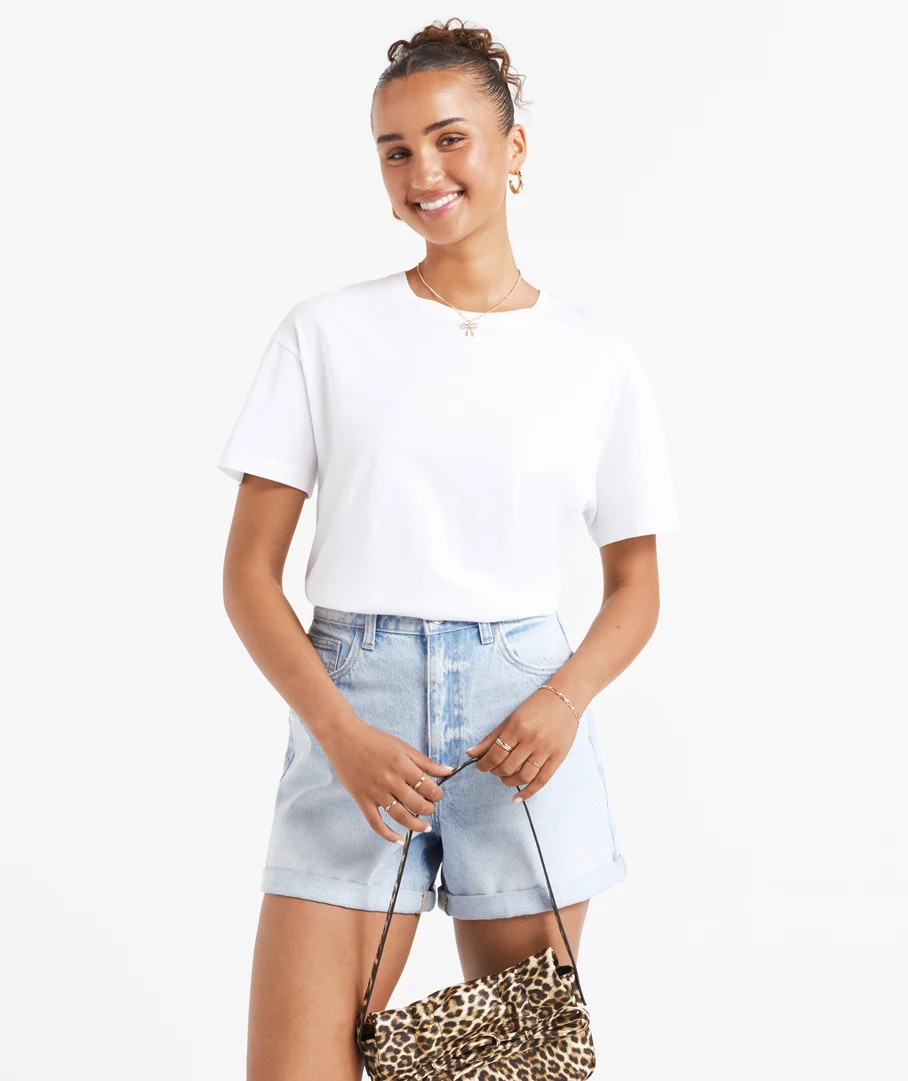 AUSTRALIAN COTTON BASIC TSHIRT | Sportsgirl