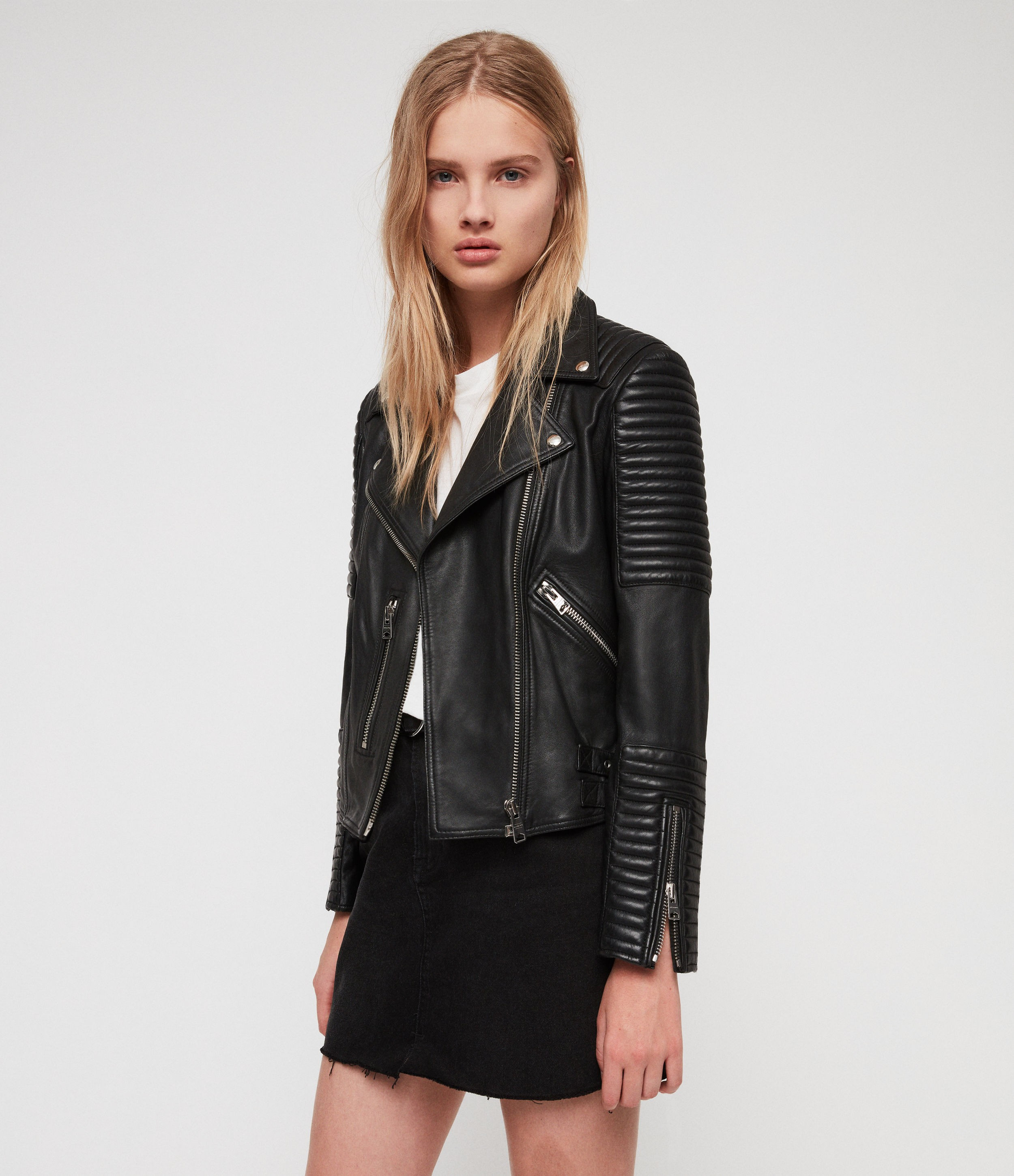 Estella Leather Biker Jacket | AllSaints US
