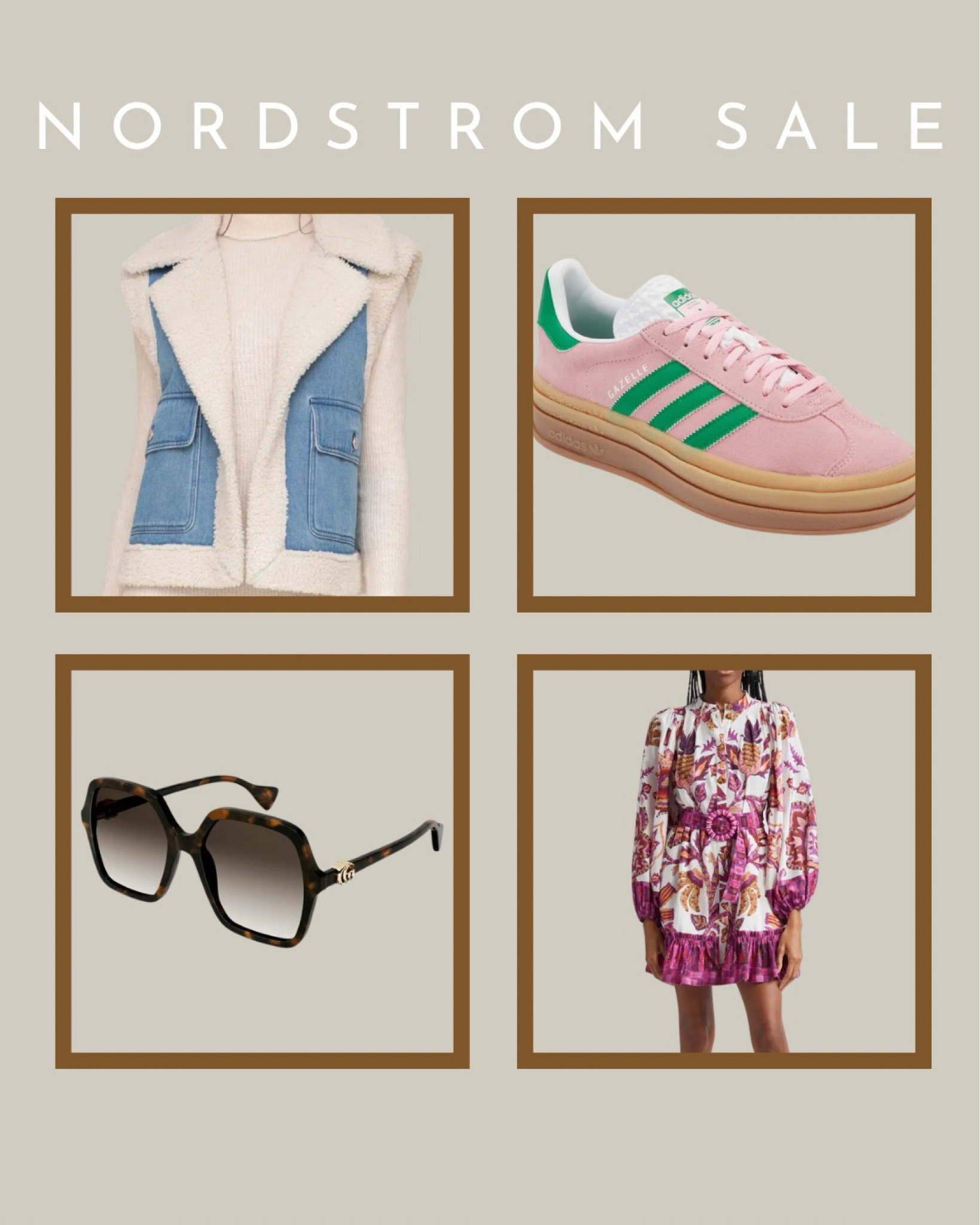 Nordstrom Sale top picks!! 

Adidas gazelle, Farm Rio, Gucci, Christian Dior, fall fashion

#LTKStyleTip #LTKSaleAlert #LTKxNSale