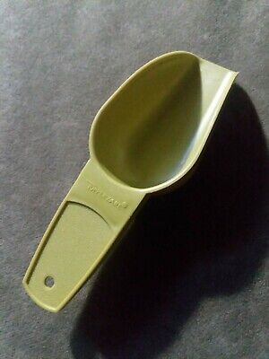Vintage Tupperware #878 Mini Canister Scoop ~ Avocado Green Gadget Kitchen   | eBay | eBay US