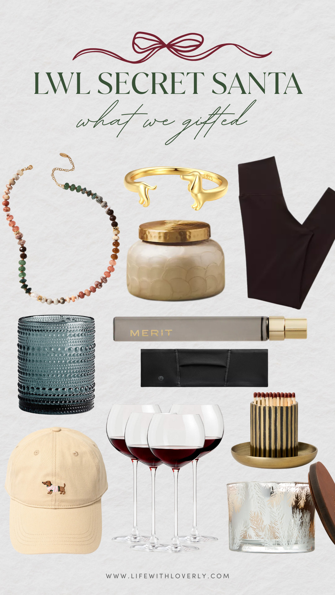 More LWL Secret Santa favorites ✨ Cozy home finds, everyday luxuries, and gifts that feel elevated but totally usable — perfect for hostess gifts or holiday swaps. Saving this one for future gifting 🕯️🍷

Life With Loverly, Secret Santa ideas, home gift ideas, hostess gifts, cozy finds 

 #LTKGiftGuide #LTKHoliday #LTKHome