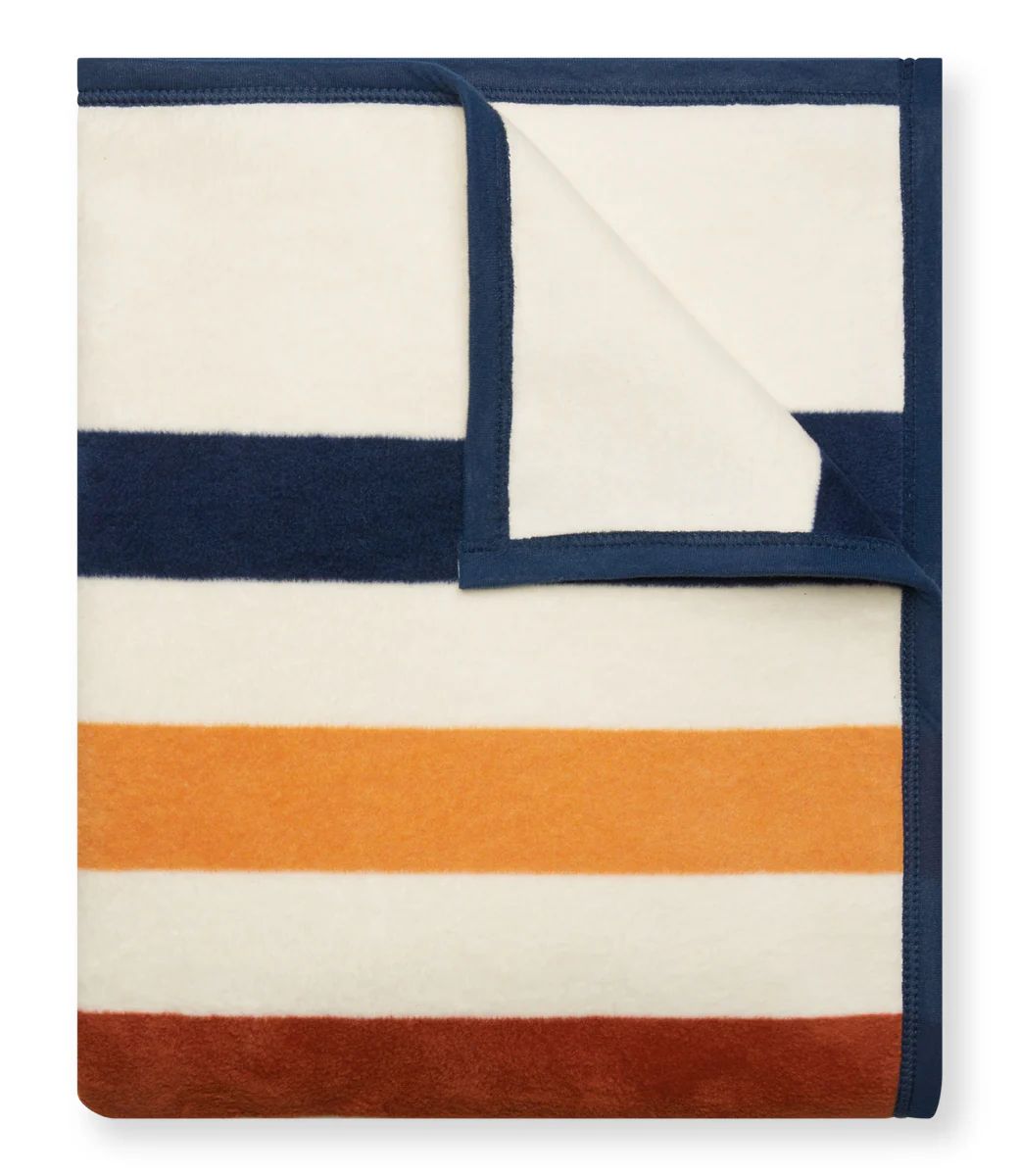 Vintage Casco Bay Stripe Blanket | ChappyWrap