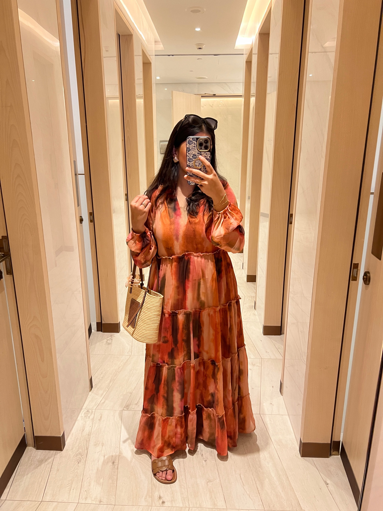 the perfect smock holiday colourful maxi dress, also available in a gorgeous purple plum colour 🏝️❤️

- I sized up to a 12 because of the busy area, otherwise size 10 fitted me nicely
- perfect length as well 

holiday outfit, maxi dress, petite dress, dubai outfit, modest wear 
Winter sun, Dubai, Dubai outfit 

#LTKmodest #LTKsale #LTKstyletip