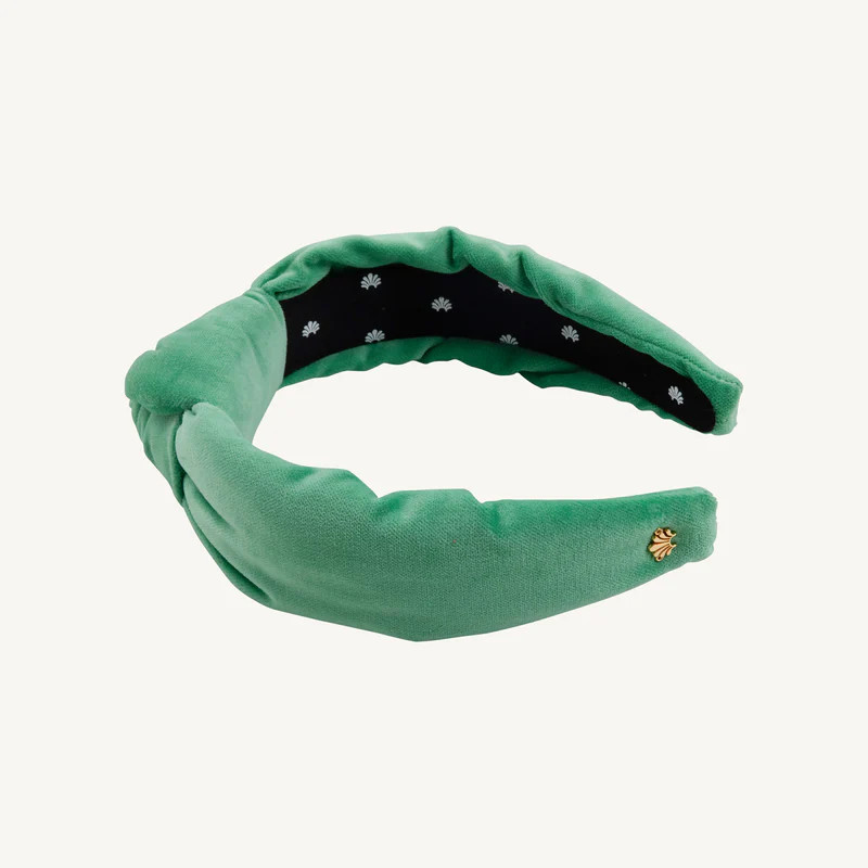 T.B.B.C. x Lele Sadoughi Knotted Headband (Women) - Kiawah Kelly Green | The Beaufort Bonnet Company