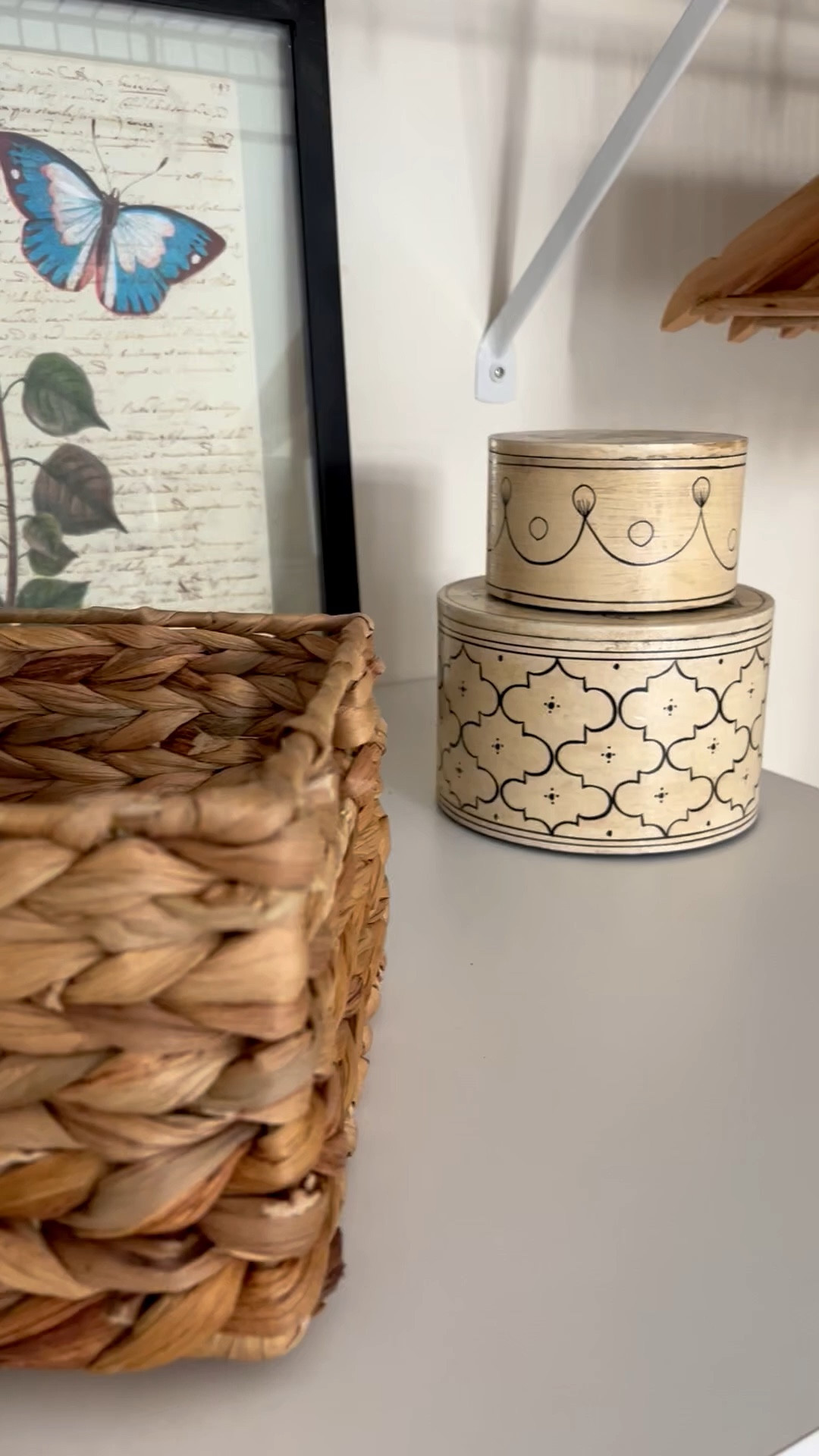 Don’t forget this space… your guest closet matters more than you think

Most people style the room and skip this… but this is what guests actually interact with. When it’s organized, layered, and thoughtful, it instantly makes your home feel like a luxury beach stay

Think baskets for extra blankets, containers for essentials, a tray for easy grab items… and yes, even a piece of artwork inside the closet to make it feel finished

It’s those unexpected details that make people say WOW

Shop everything I use to style closets like this in my LTK

#AmandaAndCoDesign #beachhome #guestexperience

#LTKselfcare #LTKHome