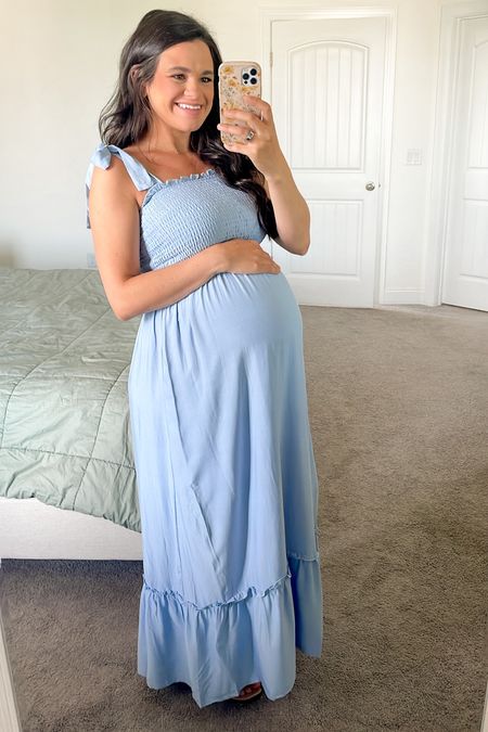 4th of July dress at 37 weeks pregnant 💙

#LTKSeasonal #LTKbump #LTKunder50