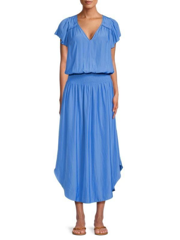 Yassi Midi Blouson Dress | Saks Fifth Avenue OFF 5TH (Pmt risk)