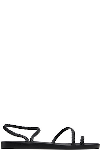 Ancient Greek Sandals - Black Eleftheria Sandals | SSENSE