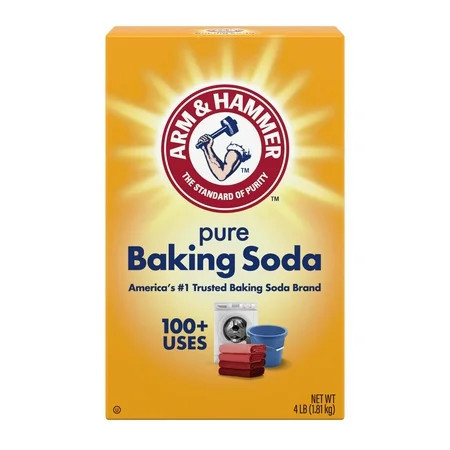 ARM & HAMMER Pure Baking Soda & All Purpose Cleaner for Baking & Deodorizing, 4 lb Box | Walmart (US)