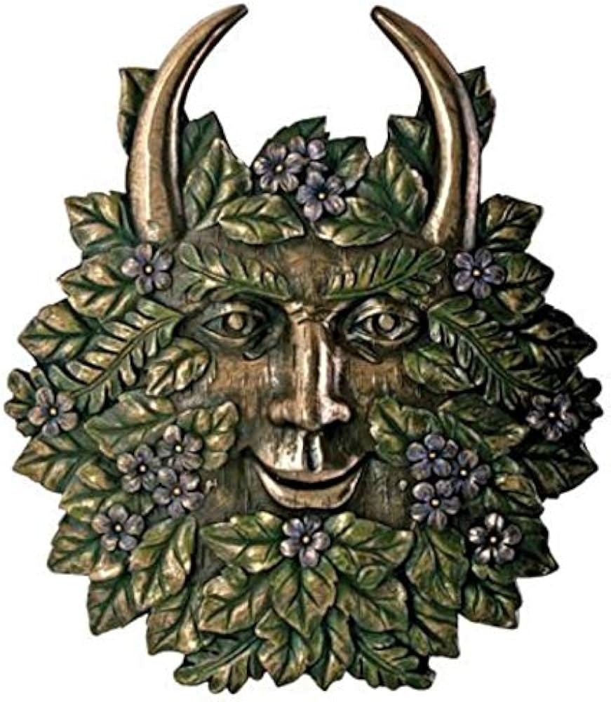 Greenman Spring Plaque Fantasy Designer Decoration Collectible | Amazon (US)