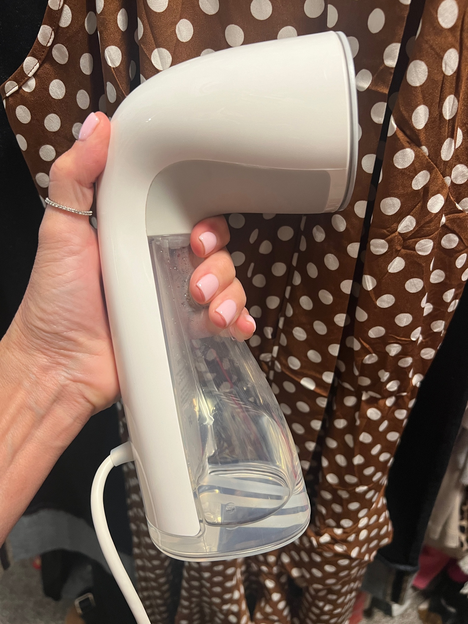 🚨 Sale 
The best travel steamer that is portable enough for travel yet strong enough to use everyday! 

Easy to fill up and heats up fast!

On sale right now under $35

Grab it

#LTKFindsUnder50 #LTKSaleAlert #LTKTravel