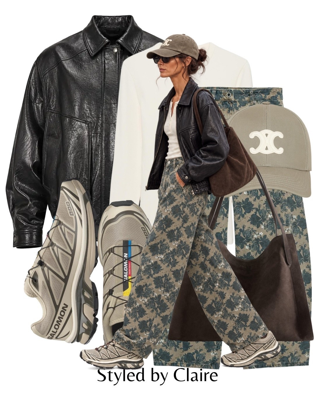 CALFSKIN LEATHER JACKET🍂
SEARCH👉🏼 Fireladyfur retro work jacket in Waxed Leather - clairebcnstyle15 for sitewide discount
Tags: floral khaki jeans print Celine cap Zara Salomon xt 6 trainers Henley tshirt cream suede tote bag fashion autumn transitional inspo outfit ideas cool girl city break weekend