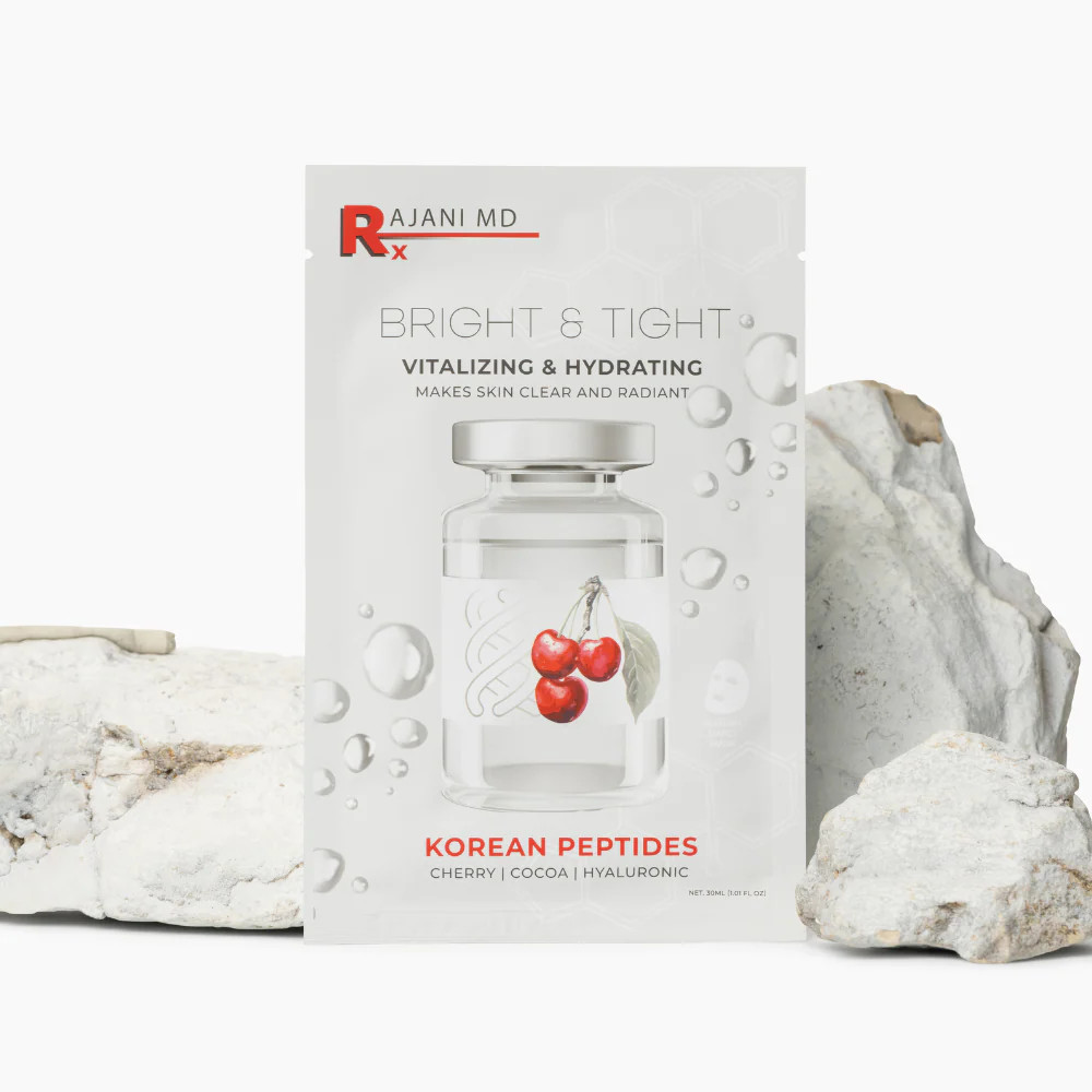Bright and Tight Peptides Korean Sheet Mask | Rajani MD