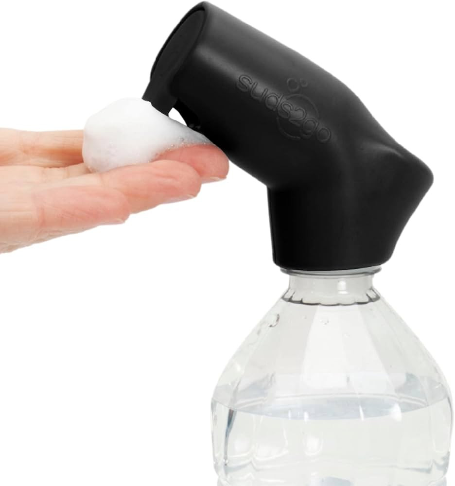 Refillable Caps, 2 Pack - Universal Fit Turns Most Disposable Water Bottles Into A Hand Washing S... | Amazon (US)
