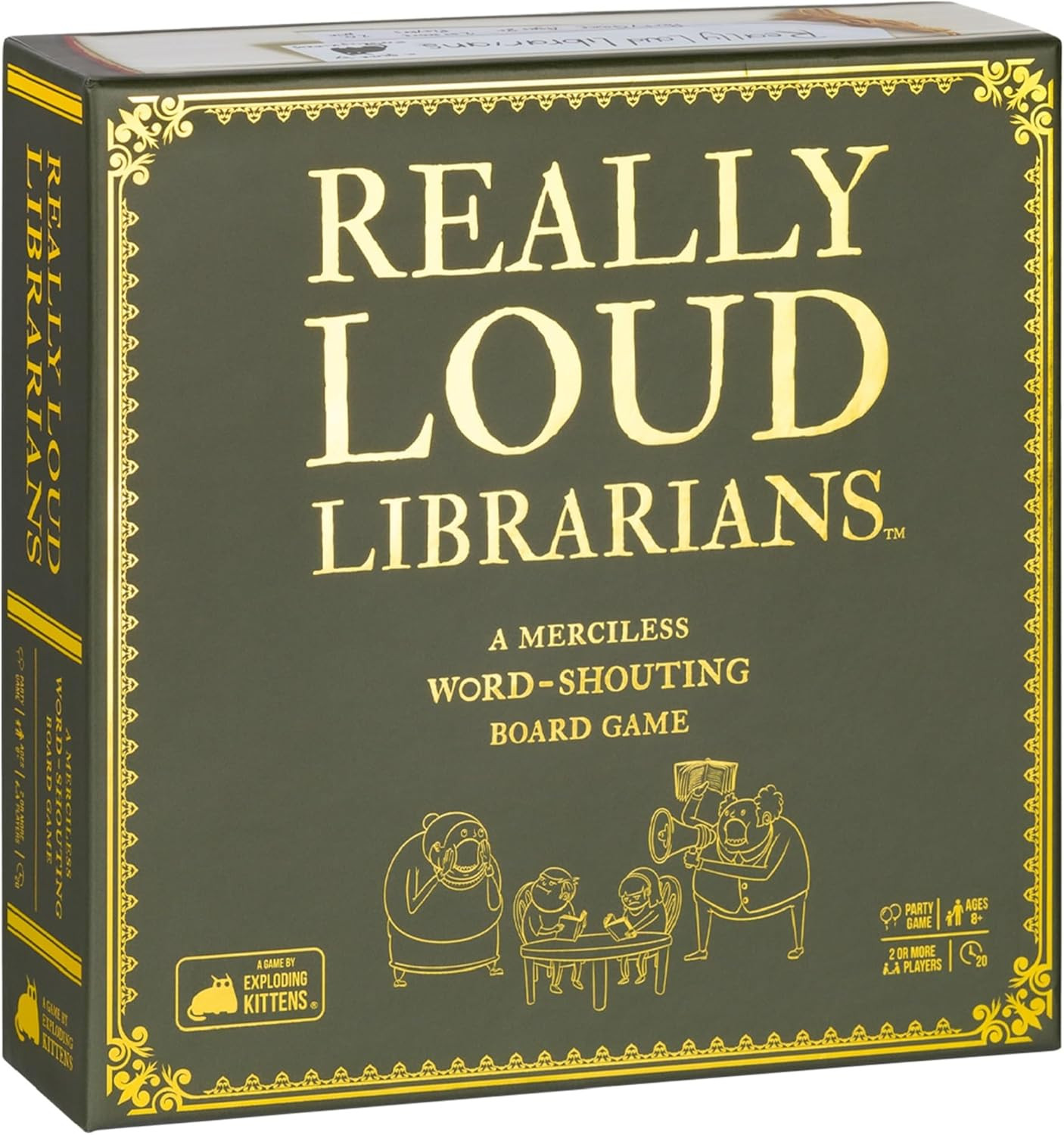 Exploding Kittens Really Loud Librarians 2+ Players - Ages 8+ - 20 Minutes to Play - Fast Paced W... | Amazon (US)