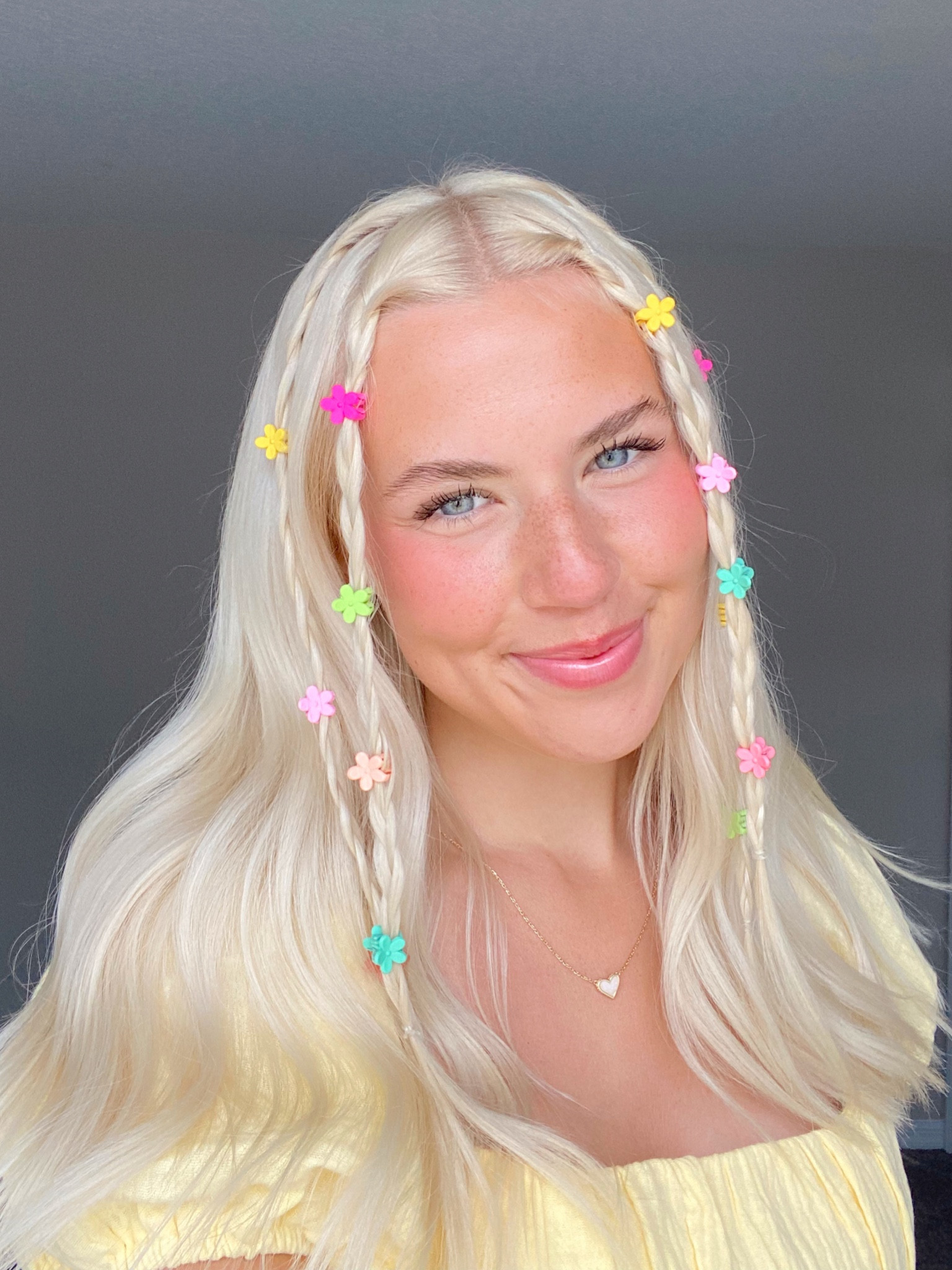 the cutest hairstyle for spring! the mini flower clips are so adorable I can’t even get over it!!

#LTKbeauty