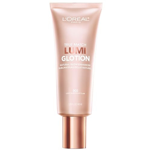 L'Oreal Paris Makeup True Match Lumi Glotion, Natural Glow Enhancer, Illuminator Highlighter, Bronzing Drops For a Sun-Kissed Glow, 902 Light | Amazon (US)