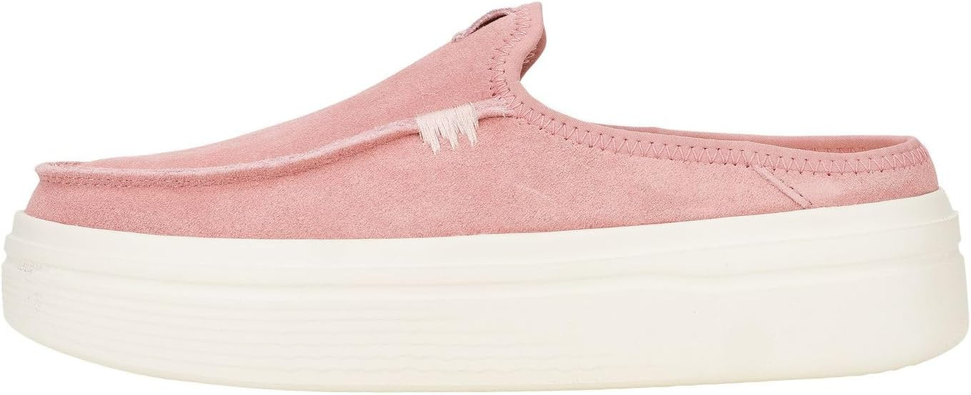 HEYDUDE Women's Austin Lift Platform Mule | Suede Slip On Shoe | Amazon (US)