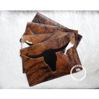 Tricolor Cowhide Placemat | Set Of 2, 4, 6 Units 14""x 17 | Etsy (US)
