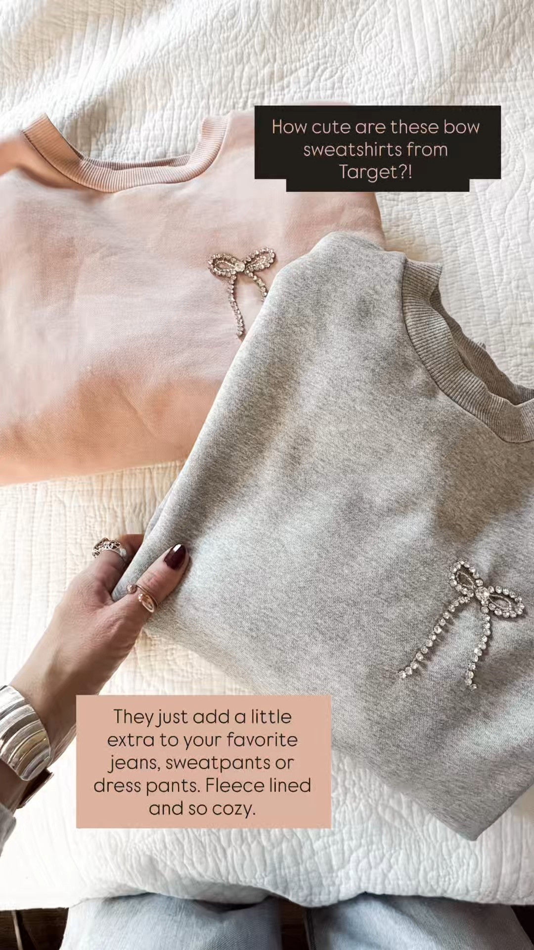 Target bow sweatshirts 

Women’s holiday outfit idea, Christmas outfit idea

#LTKFindsUnder50 #LTKSeasonal #LTKHoliday