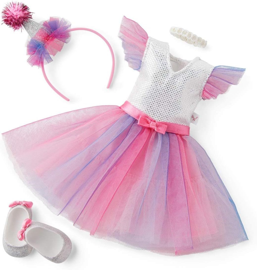 American Girl WellieWishers Rainbow Birthday Outfit for 14.5" Dolls | Amazon (US)