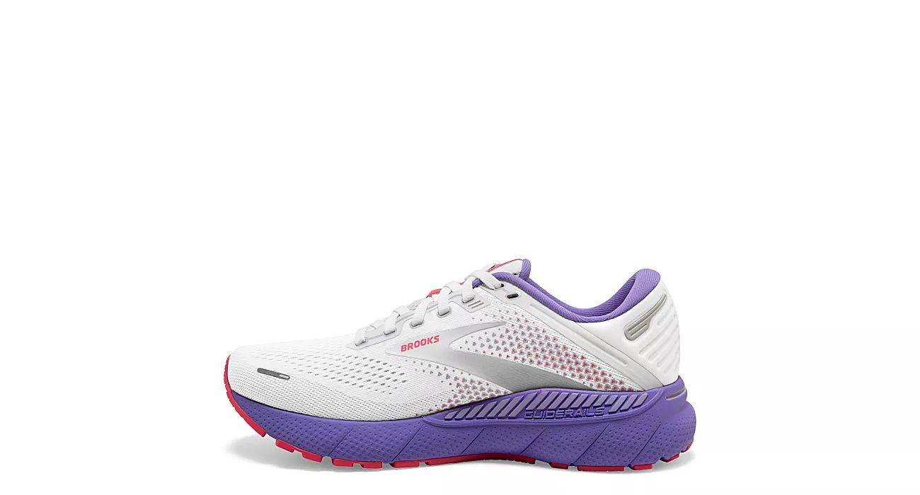 Brooks Womens Adrenaline Running Shoe - White | Rack Room Shoes