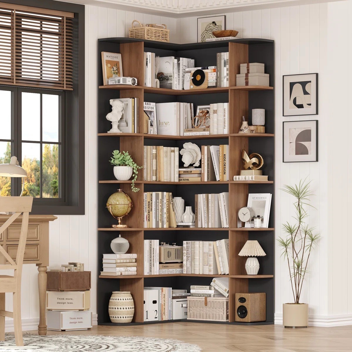 Looking for a corner bookshelf? This 73.9” L-shaped, 6-tier design is ideal for organizing books, decor, or collectibles while utilizing unused corner space efficiently. ON SALE and under $250.

Keywords: L-shaped corner bookcase, arched bookshelf, arched bookcase, 6-tier bookshelf, modern corner storage, curated home shelving, modern bookcase, wooden bookcase, home office, home office bookcase, bedroom, bedroom bookcase, living room, living room bookcase 

#LTKHome #LTKSeasonal #LTKSaleAlert