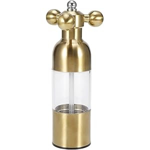 Amazon.com: Pepper Grinder Salt Shaker, Kitchen Stainless Steel Salt Pepper Grinders Hand-Made Adjus | Amazon (US)