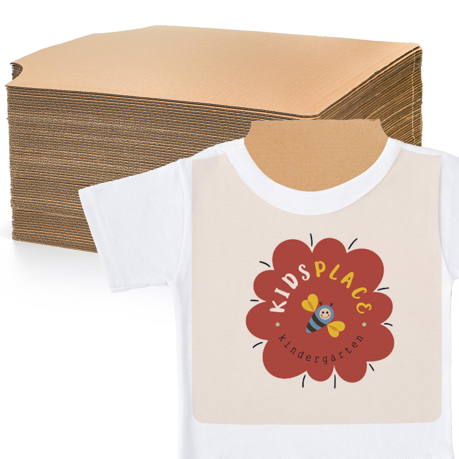 50 Pieces Cardboard Shirt Form, 16 x 13 Inch Inserts Shirt Display Cardboards, Corrugated Backing... | Amazon (US)