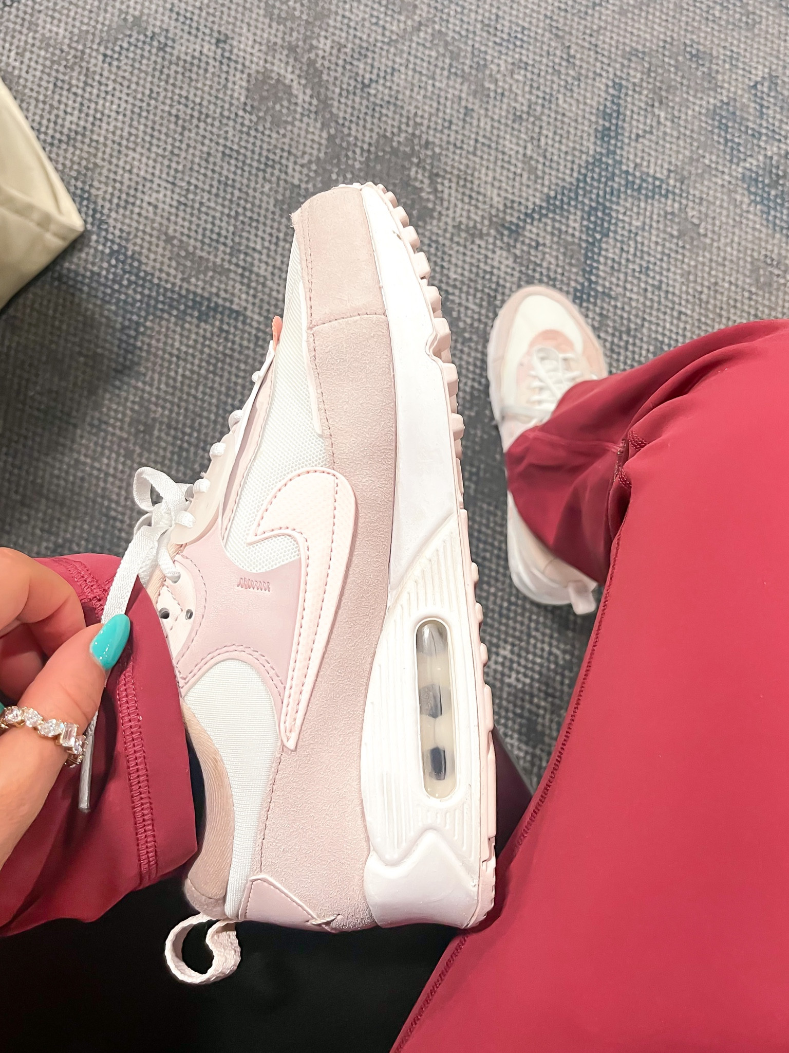 New pink / neutral Nikes + amazon maternity yoga flares! 

#LTKtravel #LTKbump #LTKshoecrush