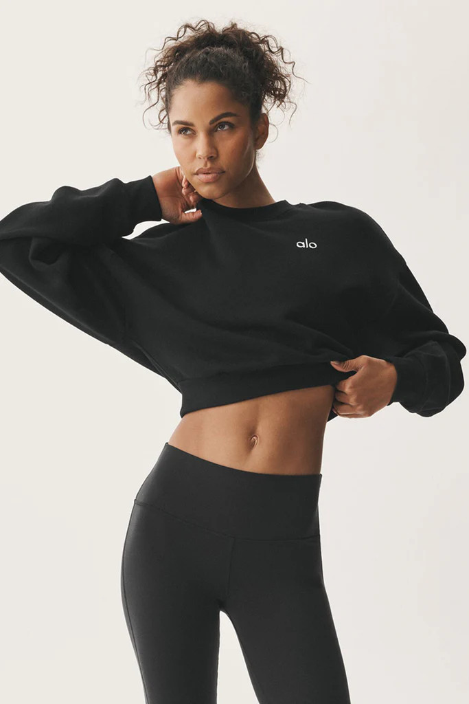 Cropped Accolade Crewneck | Alo Yoga (US)