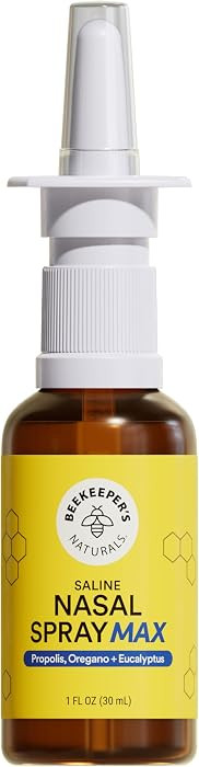 Beekeeper's Naturals Propolis Nasal Rinse Spray Max, Relief for Adults w/Eucalyptus, Oregano & Sa... | Amazon (US)