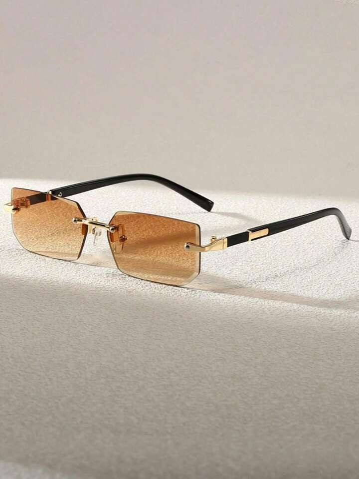 New Retro Minimalist Rectangle Eyeglasses, Classic Punk Fashion Fashion Glasses For Women And Men, Versatile For Daily Casual Wear, Parties, Runway | SHEIN