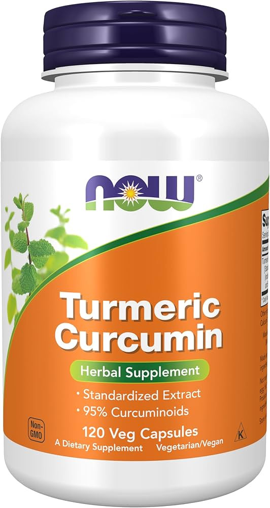 NOW Foods Supplements, Turmeric Curcumin, Derived from Turmeric Root Extract, Herbal Supplement, ... | Amazon (US)