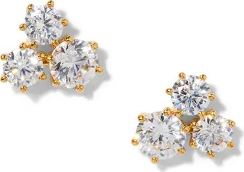 Nadri Natural Beauty Trio Crystal Stud Earrings | Nordstrom | Nordstrom