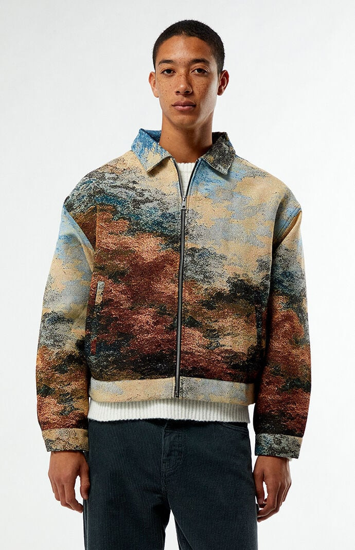 Men's Voice Divine Jacquard Gas Jacket - Size Medium | PacSun