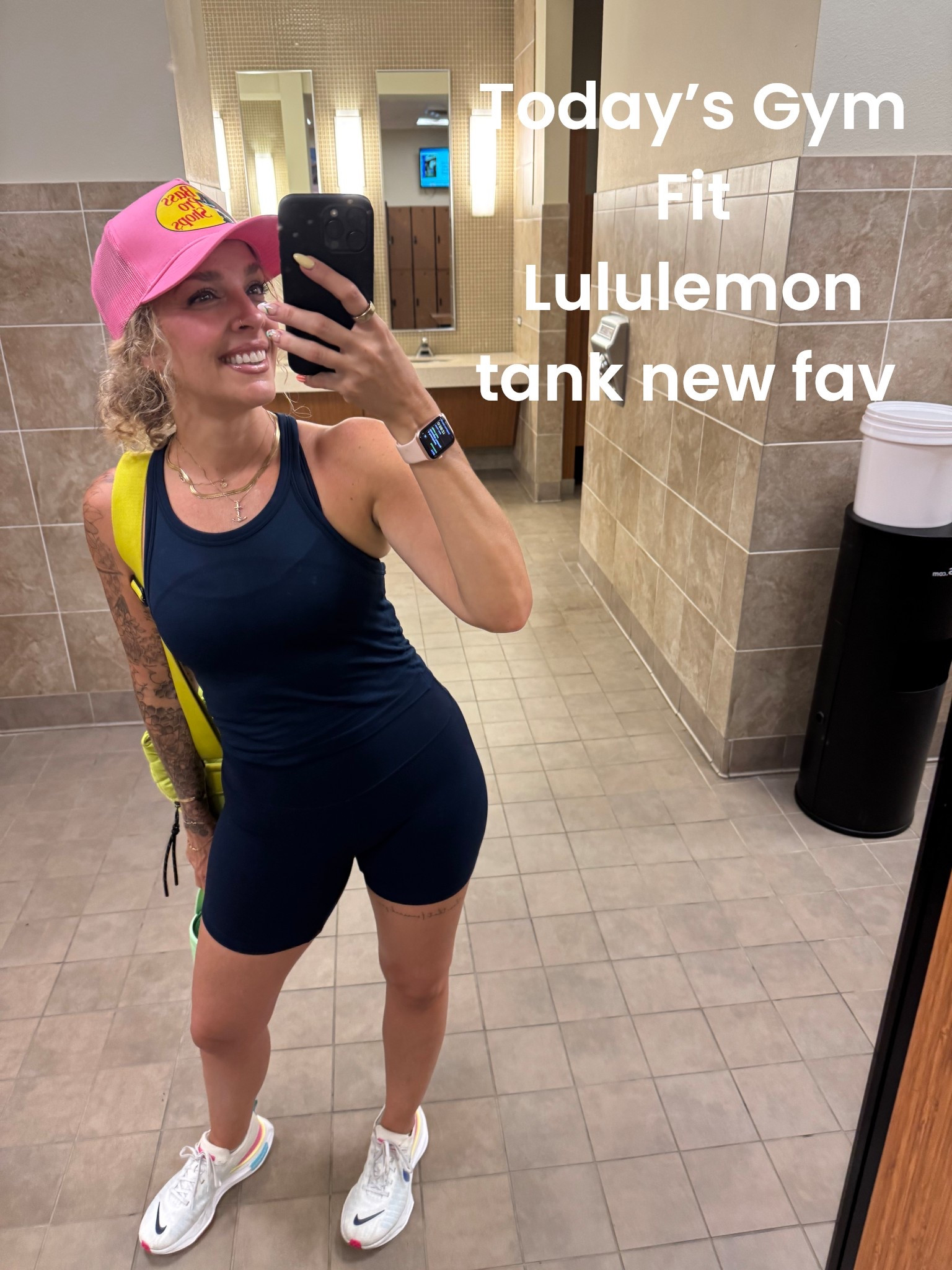 This new tank is my new fav. Lightweight comfortable and cutie. Today I worked out in the align biker shorts, but the wonder trains are my favorite for the gym and of course, Nike invincible sneakers.

#LTKActive #LTKStyleTip #LTKShoeCrush