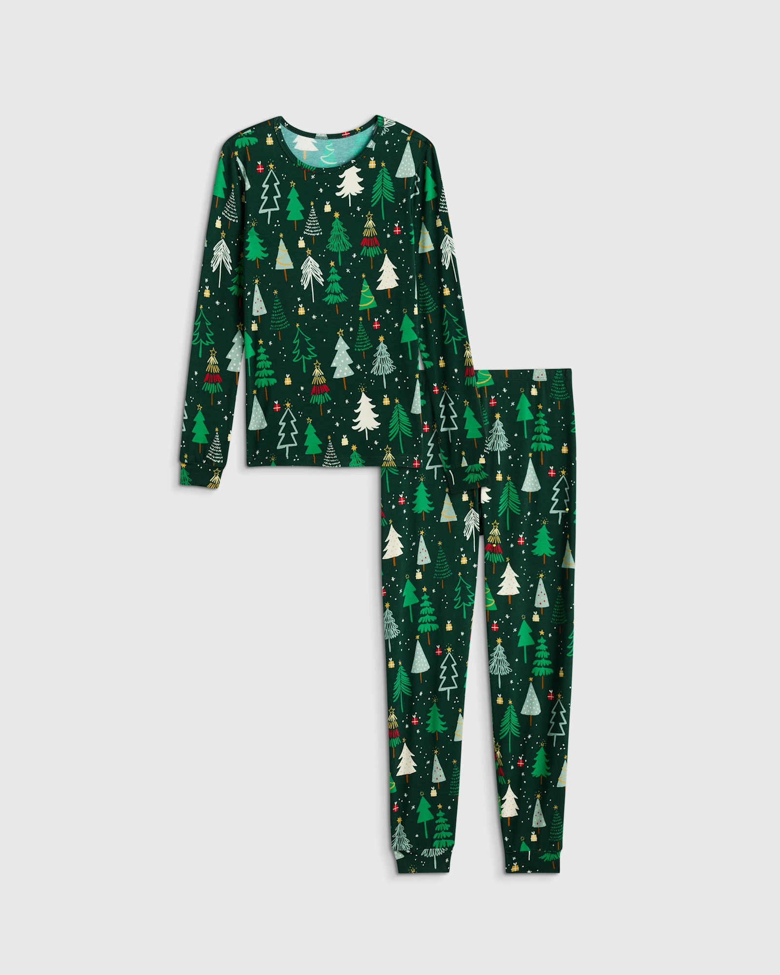 Quince | Bamboo Long Sleeve Pants Pajama Set in Ditsy Floral, Size 5T | Quince