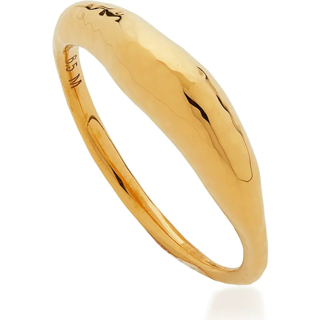 Monica Vinader Gaia Ring in Yellow Gold at Nordstrom, Size 6.75 | Nordstrom